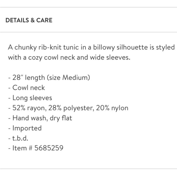 Free People Softly Structured Tunic Sweater in Size XS - Picture 7 of 7